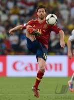 Fussball International Europameisterschaft 2012: Spanien - Frankreich