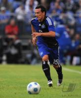 Fussball 1. Bundesliga: T Home Cup , FC Bayern Muenchen - HSV