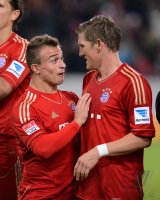 Fussball 1. Bundesliga Saison 12/13:  JUBEL FC Bayern Muenchen