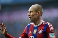 Fussball 1. Bundesliga Saison 14/15: Arjen Robben (FC Bayern Muenchen)