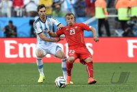 FUSSBALL WM 2014, ACHTELFINALE: Argentinien - Schweiz