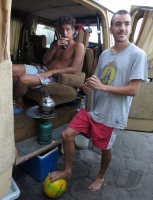 FUSSBALL WM 2014 Argentinische Fans campen an der Copacabana