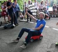 AMW Bobby Car Race , Auftakt zum 3. Mey Generalbau Triathlon Tuebingen 2017