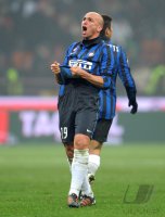 FUSSBALL International SERIE A 2011/2012:  JUBEL Esteban Cambiasso (Inter Mailand)