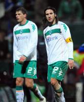 FUSSBALL CHAMPIONS LEAGUE:  Werder Bremen, BOEHNISCH und FRINGS