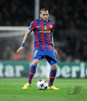 FUSSBALL  International CHL 09/10 :  Daniel Alves  (Barca)
