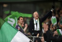 Fussball, 1. Bundesliga  Saison 2014/2015: VfL Wolfsburg - FC Bayern Muenchen