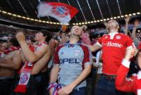Fussball: Public Viewing in der Allianz Arena in Muenchen