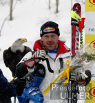 SKI   Weltcup Super G Mnner Didier Cuche (SUI) mit Adler
