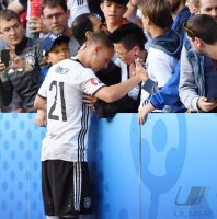 Fussball Europameisterschaft Achtelfinale 2016: Deutschland - Slowakei