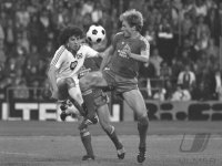 Fussball 1. Bundesliga Gladbach-Muenchen: Rummenigge, Breitner