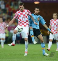 Fussball International Europameisterschaft 2012: Kroatien - Spanien