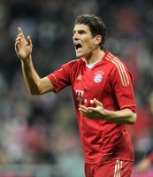 Fussball 1. Bundesliga, Saison 2011/2012: Mario Gomez (FC Bayern Muenchen)