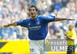 FUSSBALL 1. Bundesliga  Schalke - Dortmund, Jubel ALTINTOP