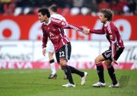 Fussball 1. Bundesliga : 1 FC Nuernberg - Eintracht Frankfurt