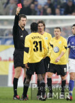 Fussball 1. Bundesliga: Schalke - Wolfsburg, Gelb-Rot fuer SARPEI