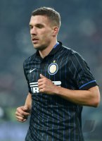 Fussball International Serie A 14/15: Lukas Podolski (Inter Mailand)