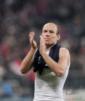 FUSSBALL  International CHL 09/10: JUBEL ROBBEN (FC Bayern  Muenchen)