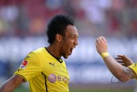 Fussball  1. Bundesliga  13/14: JUBEL Pierre-Emerick Aubameyang (Borussia Dortmund)