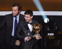 Fussball International  FIFA Ballon d Or 2012: Sieger Lionel Messi (Argentinien)
