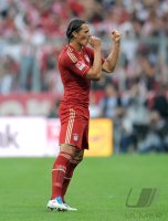 Fussball 1. Bundesliga, Saison 2011/2012:  FC Bayern Muenchen - Bayer 04 Leverkusen