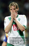 Fussball 1. Bundesliga: Bremen, BOROWSKI enttaeuscht