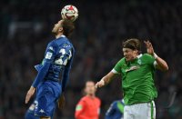 Fussball, 1. Bundesliga  Saison 2014/2015: SV Werder Bremen - VfL Wolfsburg