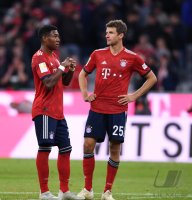 Fussball 1. Bundesliga Saison 18/19: FC Bayern Muenchen - FC Augsburg