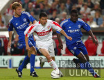 FUSSBALL 1. Bundesliga Spielszene VfB - Schalke