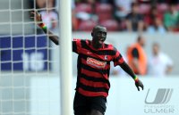 Fussball 1. Bundesliga, Saison 2011/2012:  JUBEL Papiss Demba Cisse (SC Freiburg)
