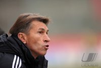 Fussball 3. Bundesliga : Trainer Klaus Augenthaler (Unterhaching)