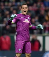 Fussball, 1. Bundesliga  Saison 2014/2015: SV Werder Bremen - FC Bayern Muenchen