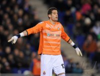 FUSSBALL International Primera Division 11/12:  Torwart  Francisco  Casilla (Espanyol)