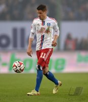 Fussball, 1. Bundesliga  Saison 2014/2015, Relegation: Hamburger SV - Karlsruher SC