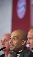 FUSSBALL 1. Bundesliga  2013/2014: Vorstellung Trainer Guardiola (FC Bayern Muenchen)