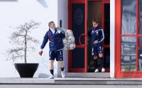 Fussball 1. Bundesliga : Bastian Schweinsteiger, Philipp Lahm (v. li., FCB)