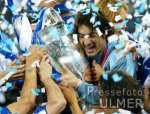 Fussball CHL Finale: Monaco - Porto, Jubel mit Pokal