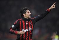 FUSSBALL SERIE A:  JUBEL um Marco&Ecirc;Borriello (AC Mailand)