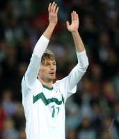 Fussball Nationalmannschaft : Slowenien - Italien