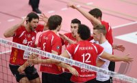 Volleyball  1. Bundesliga  14/15:  TV Rottenburg - VC Olympia Berlin