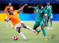 FUSSBALL  Olympia 2008   Viertelfinale  Maenner   Nigeria - Elfenbeinkueste