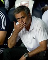 FUSSBALL Primera Division/Super Cup 2012: Trainer Jose Mourinho (Real Madrid)