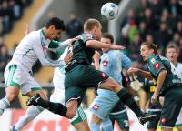 FUSSBALL, 1. BUNDESLIGA, 9. Spieltag: Wolfsburg - Moenchengladbach