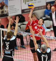 Volleyball 1. Bundesliga  Saison  14/15: TV Rottenburg  - Berlin Recycling Volleys