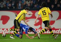 FUSSBALL, 1. BUNDESLIGA, 24. Spieltag: FC Schalke 04 - Borussia Dortmund