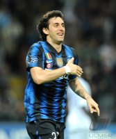 FUSSBALL CHL  Saison 10/11:  JUBEL Diego Milito (Inter Mailand)
