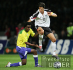 Fussball Testspiel Deuschland - Brasilien