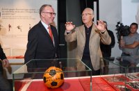 Fussball: Sonderausstellung in der Erlebniswelt des FC Bayern Muenchen in der Allianz Arena