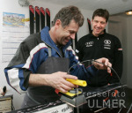 Ski Alpin;  Abfahrt Herren  Wengen Start Max Rauffer (GER) im Hintergrund Eiger, Moench, Jungfrau