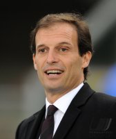 FUSSBALL SERIE A:  Trainer Massimilliano Allegri (AC Mailand)